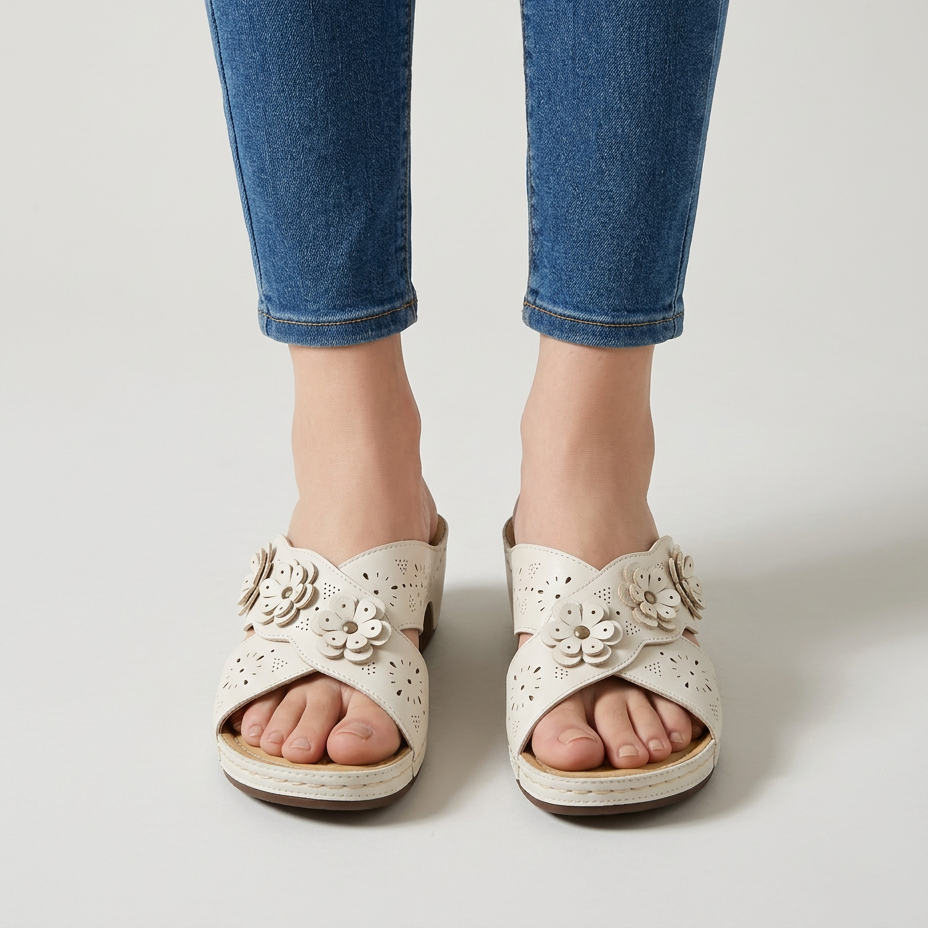 Cordelia - Cushioned Platform Slippers