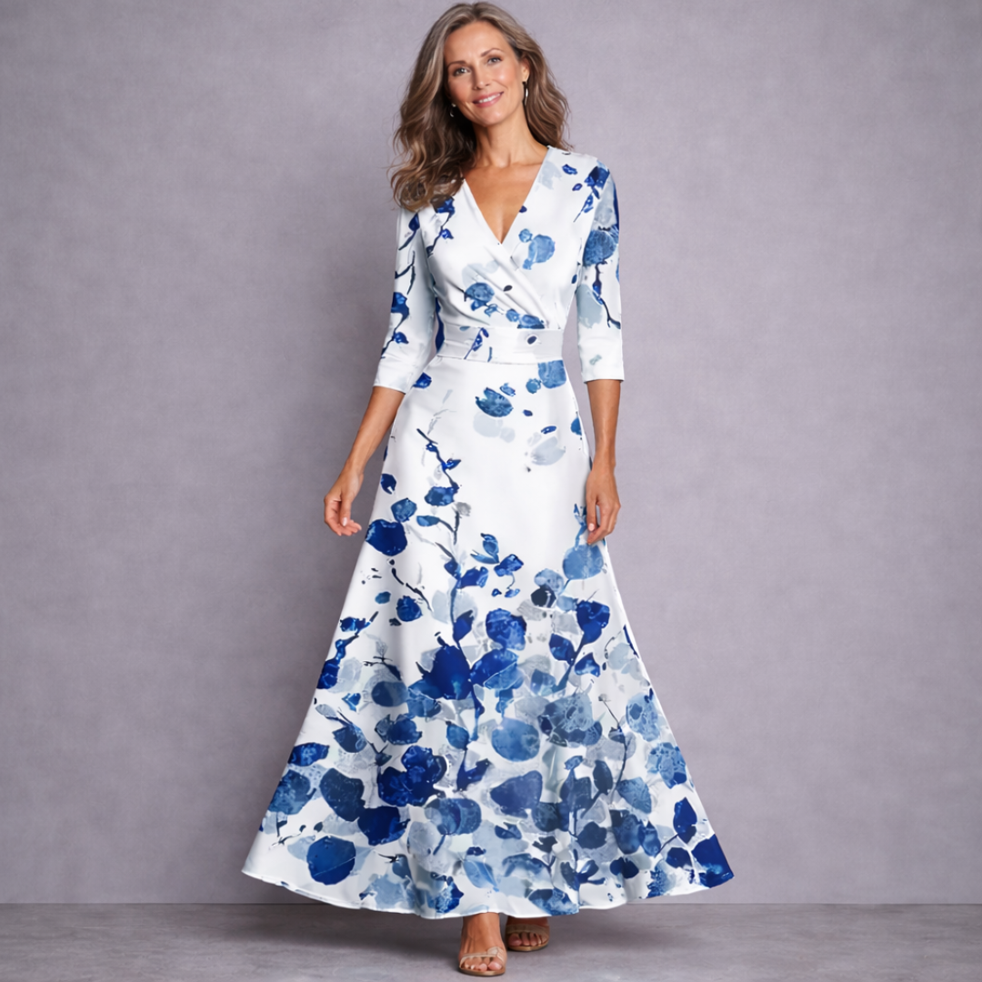 Myrtle - Elegant Maxi Floral Dress