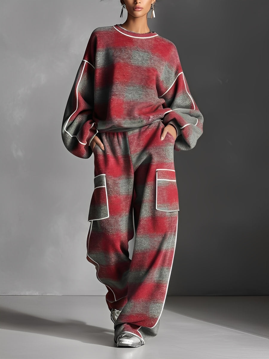 Elena - Graphic Two-Piece Set