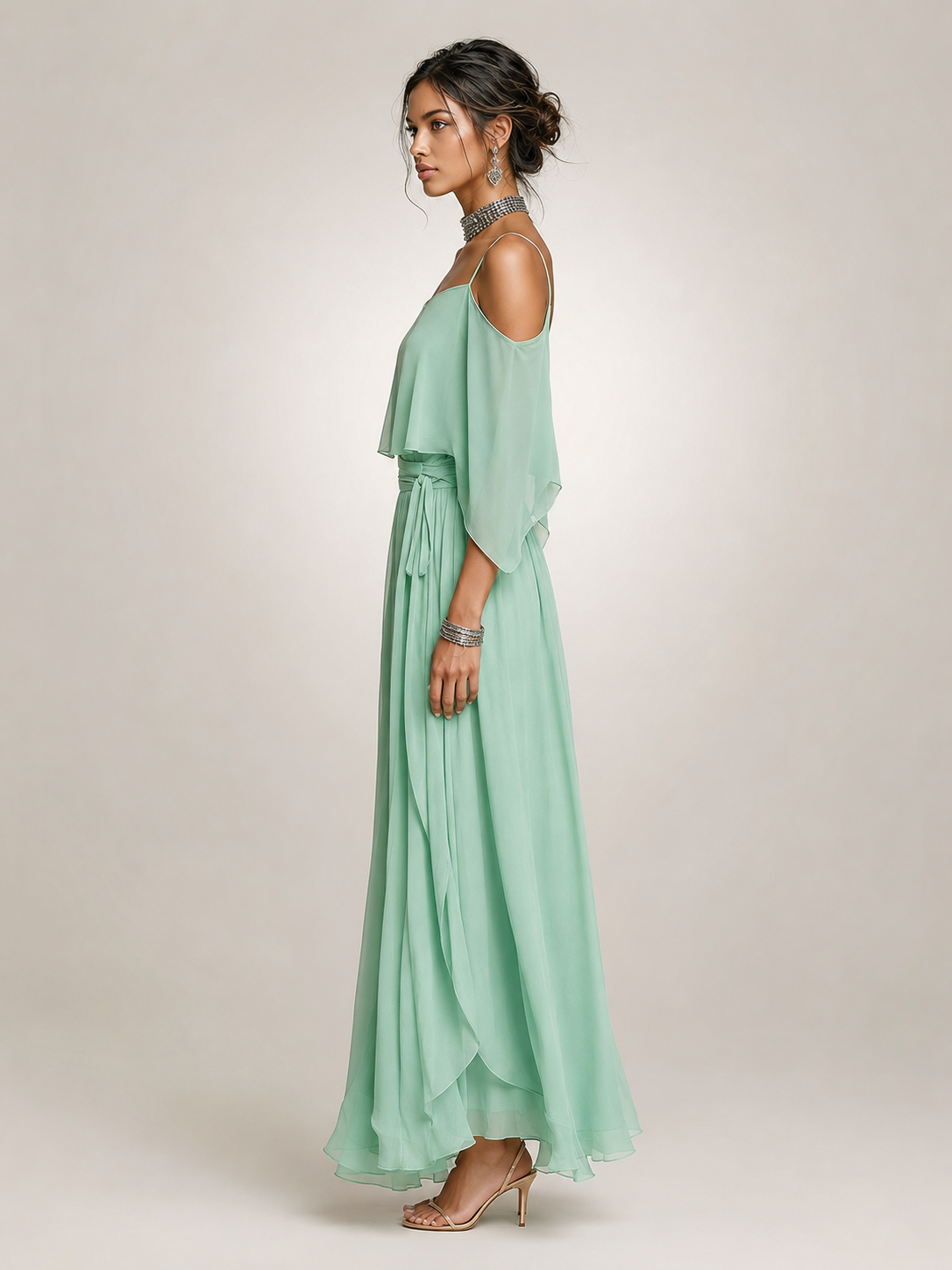 Felicita – Elegant Chiffon Trouser Set