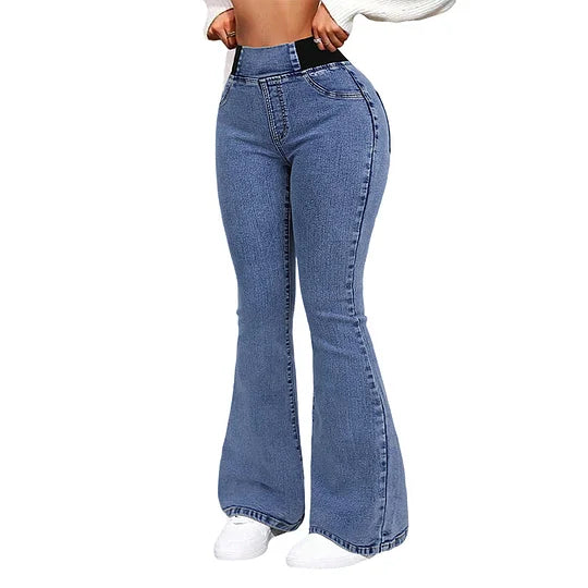 Eliana – High Waist Stretch Flare Jeans for Everyday Wear