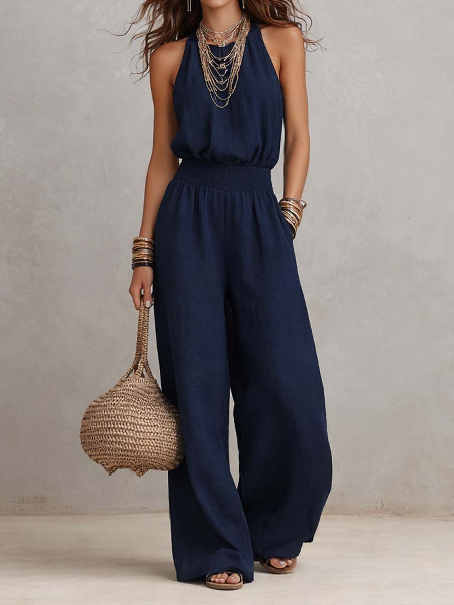 Valerie – Elegant Halterneck Jumpsuit