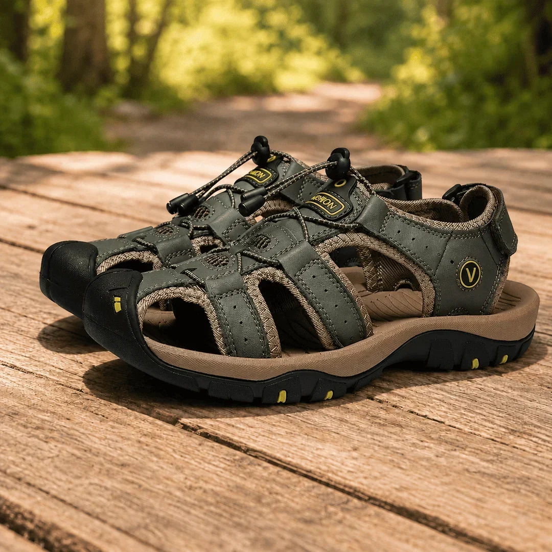 Amos - Comfortable Closed-Toe Sandals