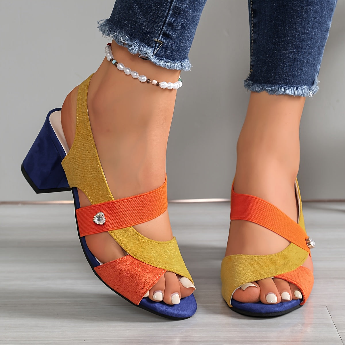 Mabel - Orthopedic Comfort Block Heels with Cushioned Support