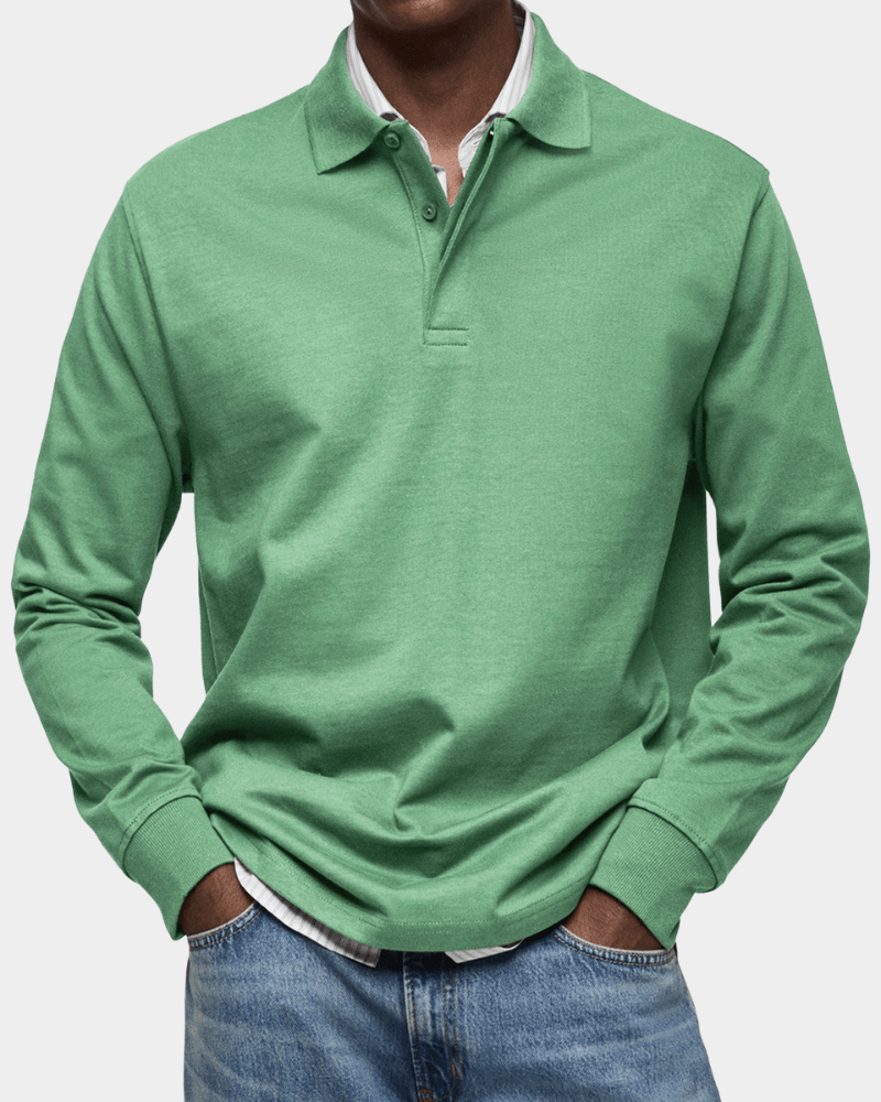 Martijn™ | Spring Polo with Long Sleeves