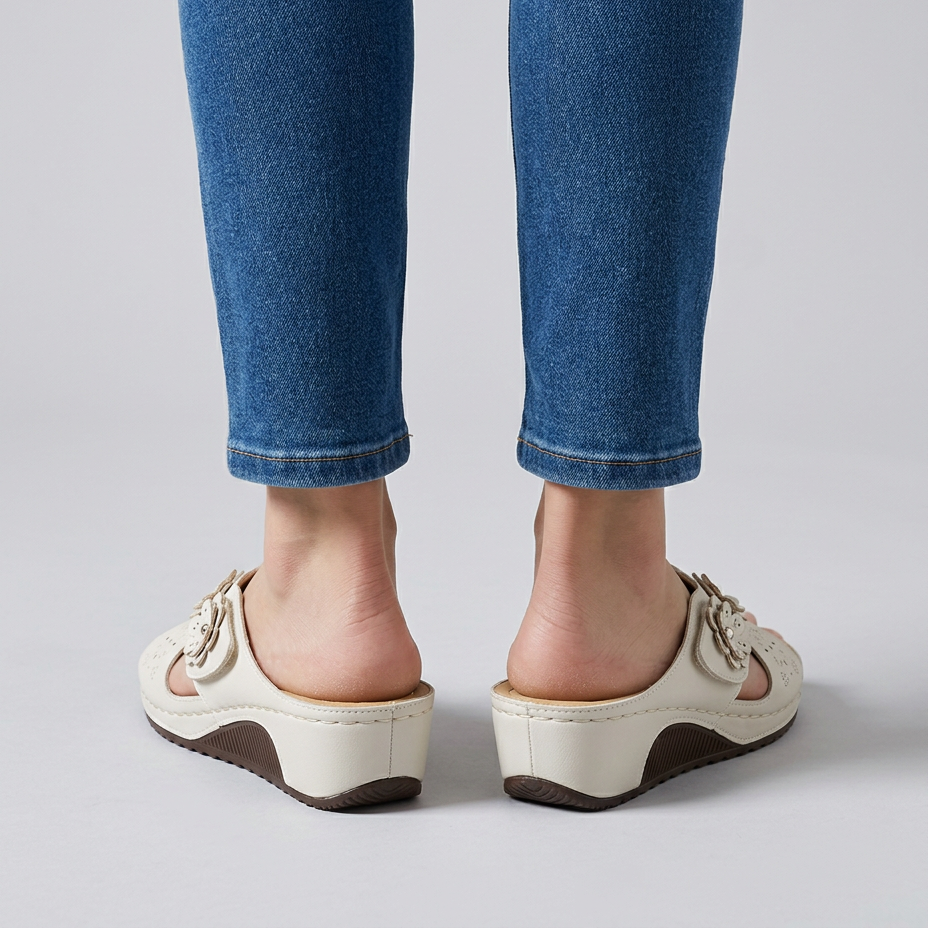 Cordelia - Cushioned Platform Slippers