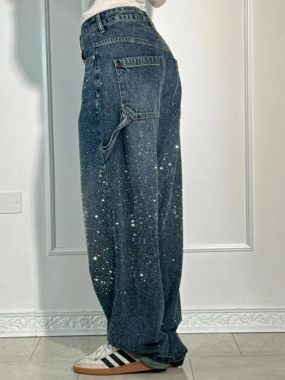 Katherine – Women’s Denim Balloon Trousers for Effortless Confidence