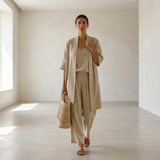 Pandora - Linen Three-Piece Lounge Set