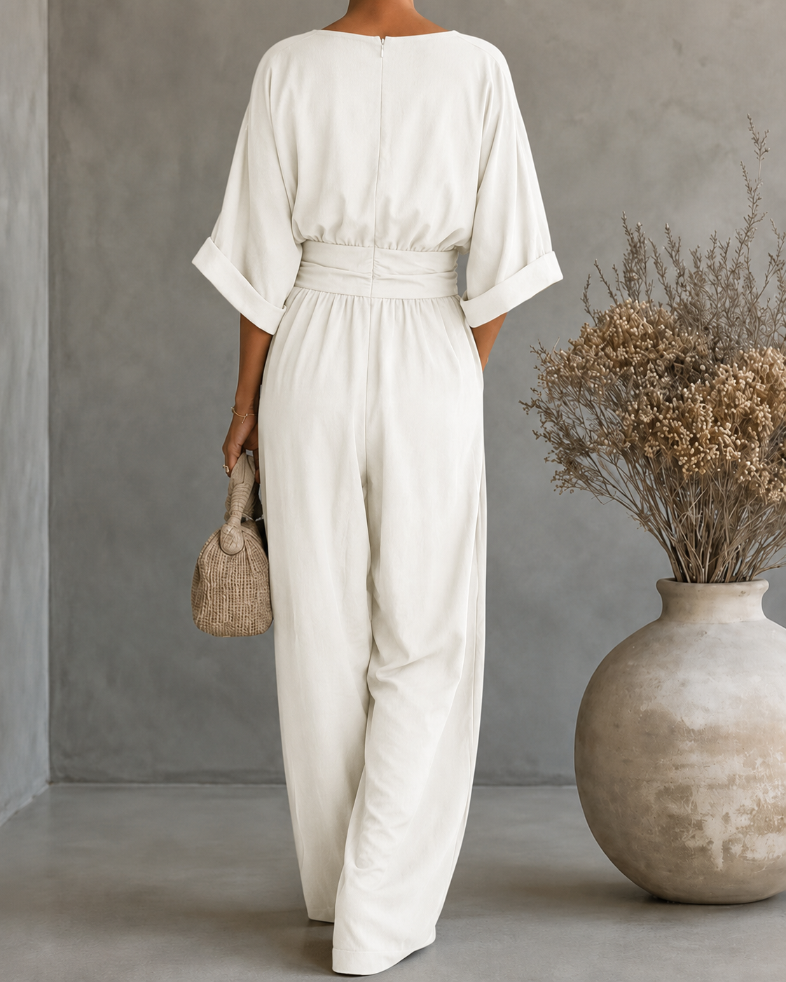 Anastasia – Elegant Wide Leg Jumpsuit