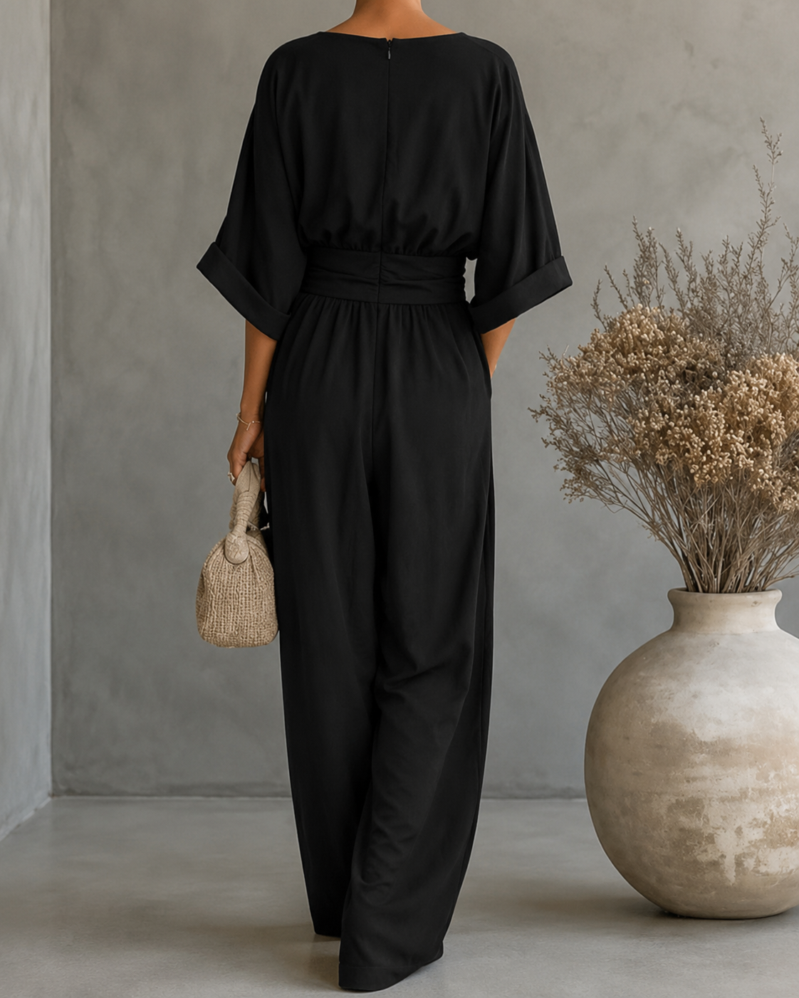 Anastasia – Elegant Wide Leg Jumpsuit