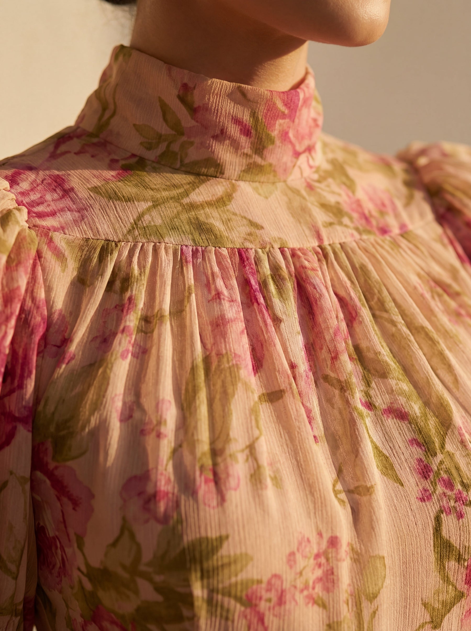 Azura – Watercolour Floral Chiffon Dress