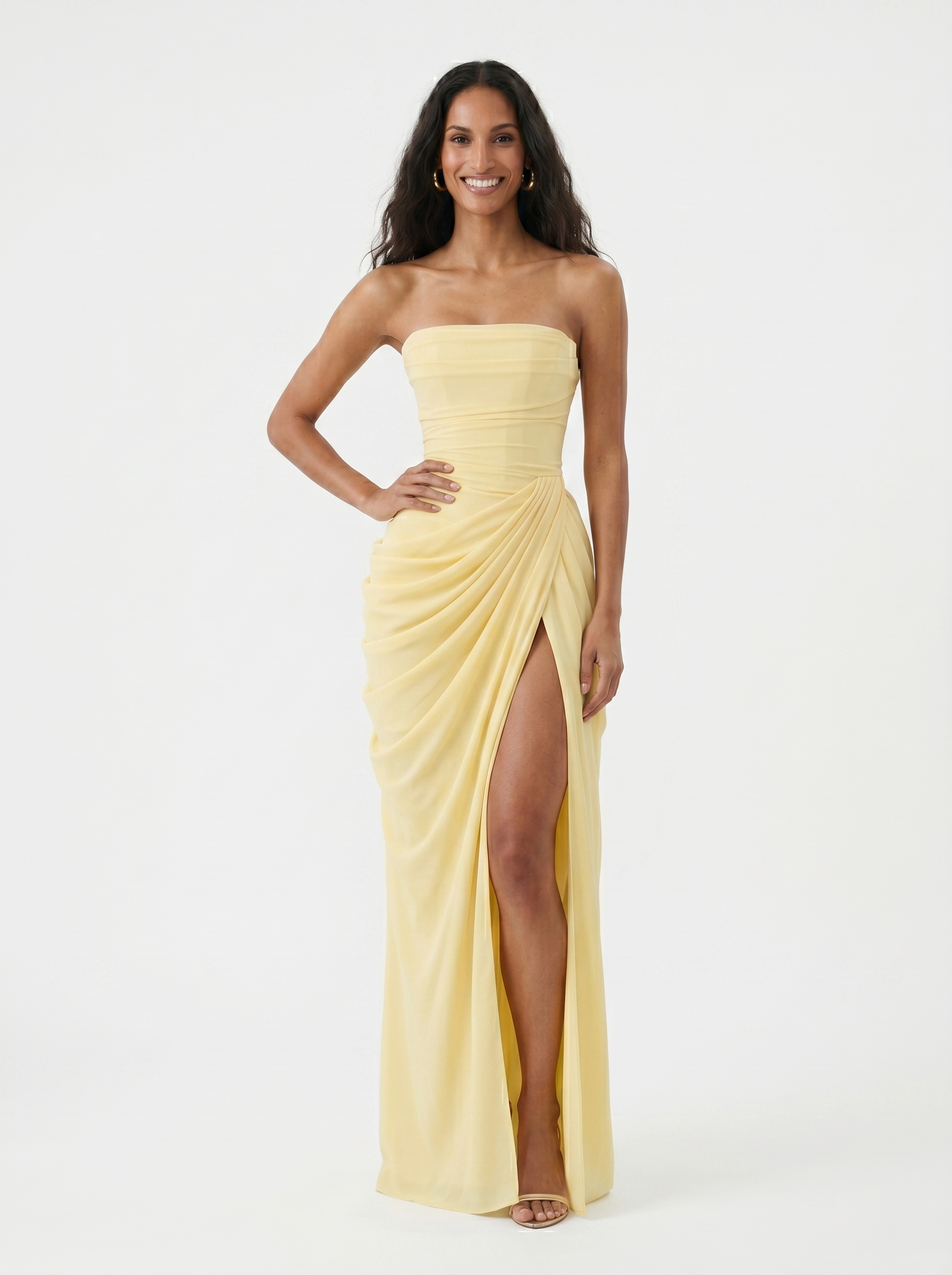 Shelby - Elegant Chiffon Maxi Party Dress