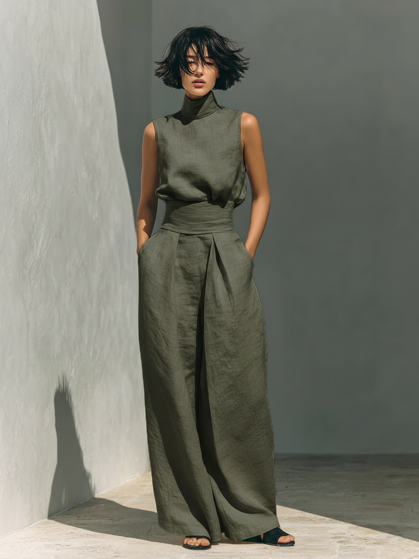 Livia – Cotton & Linen Minimalist Set