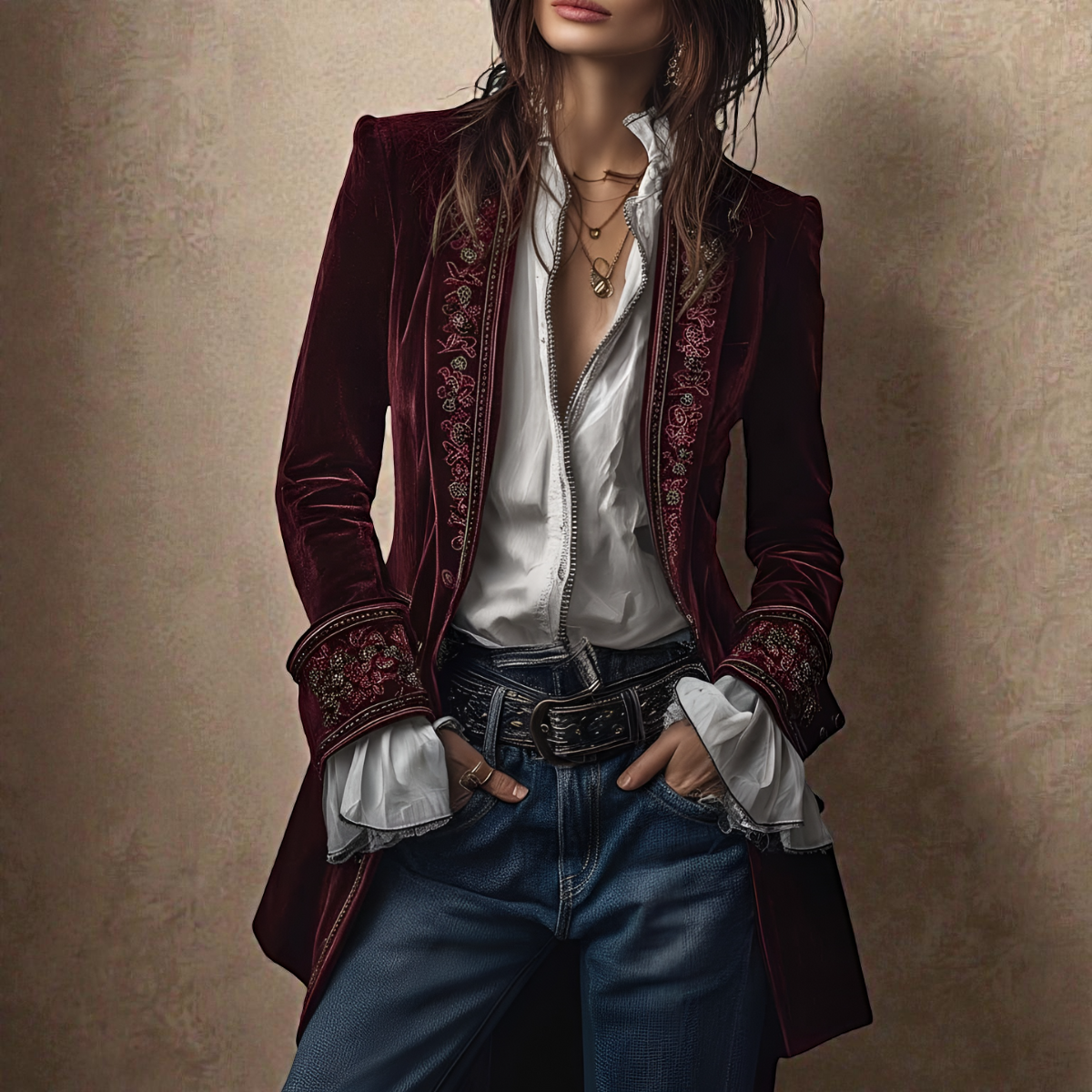 Matilda – Elegant Velvet Jacket