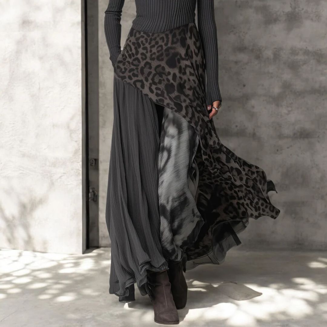 Ashlyn – Leopard Print Maxi Dress
