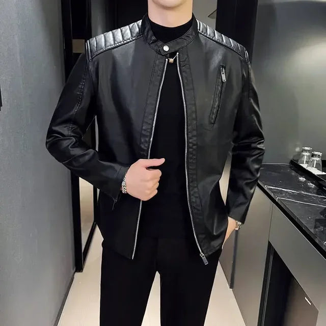 Jensen - Elegant Leather Jacket