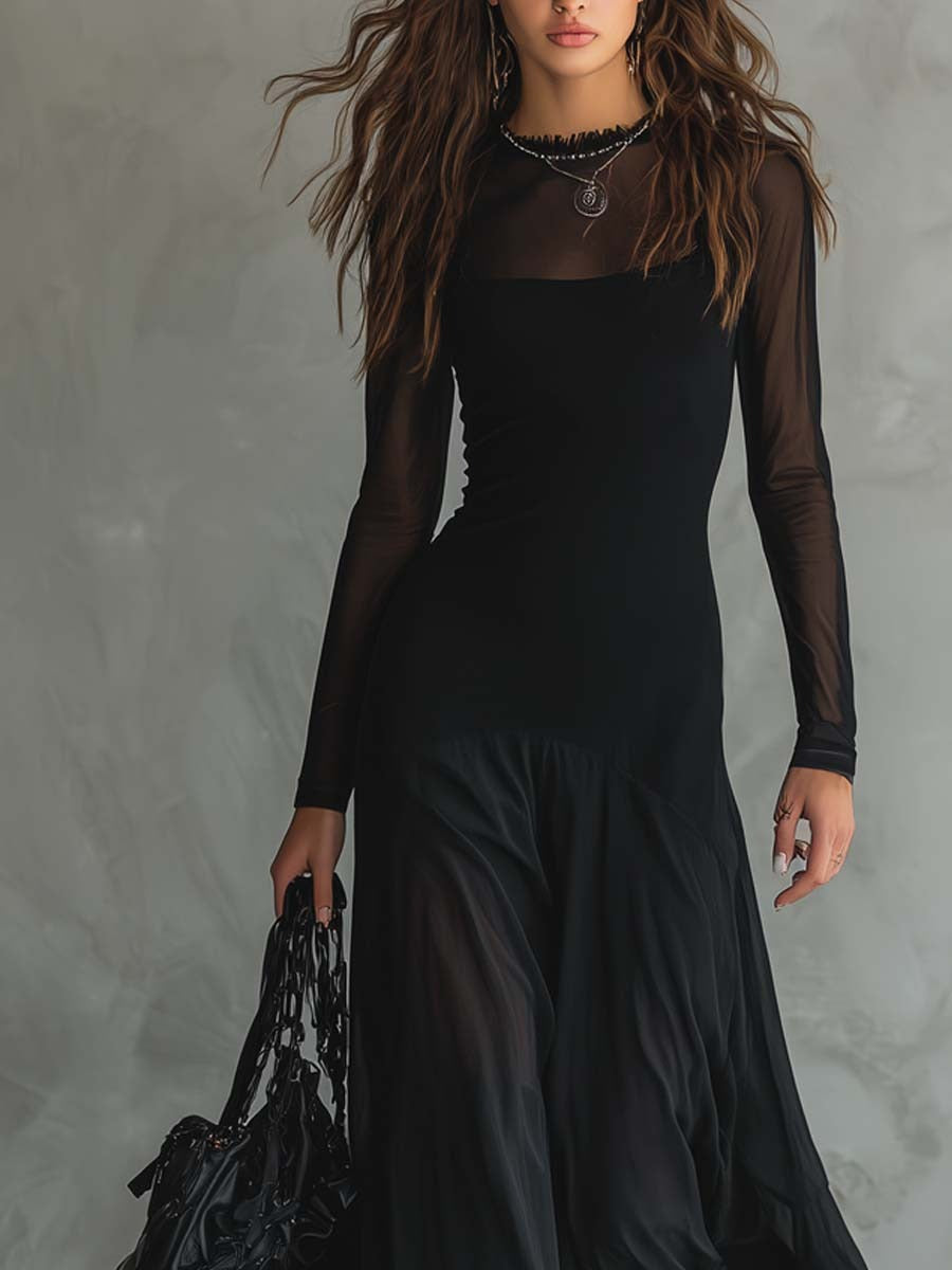 Neve – Tulle Maxi Dress