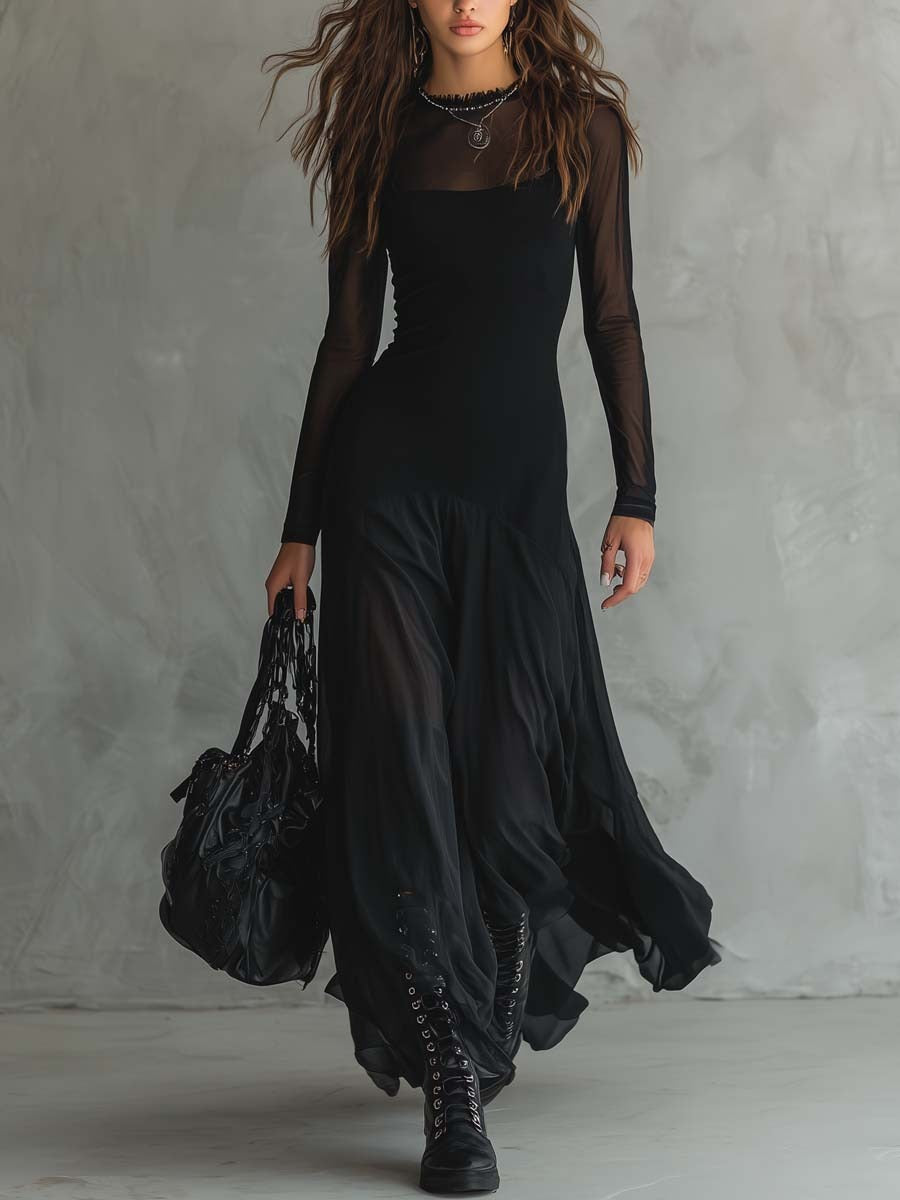 Neve – Tulle Maxi Dress