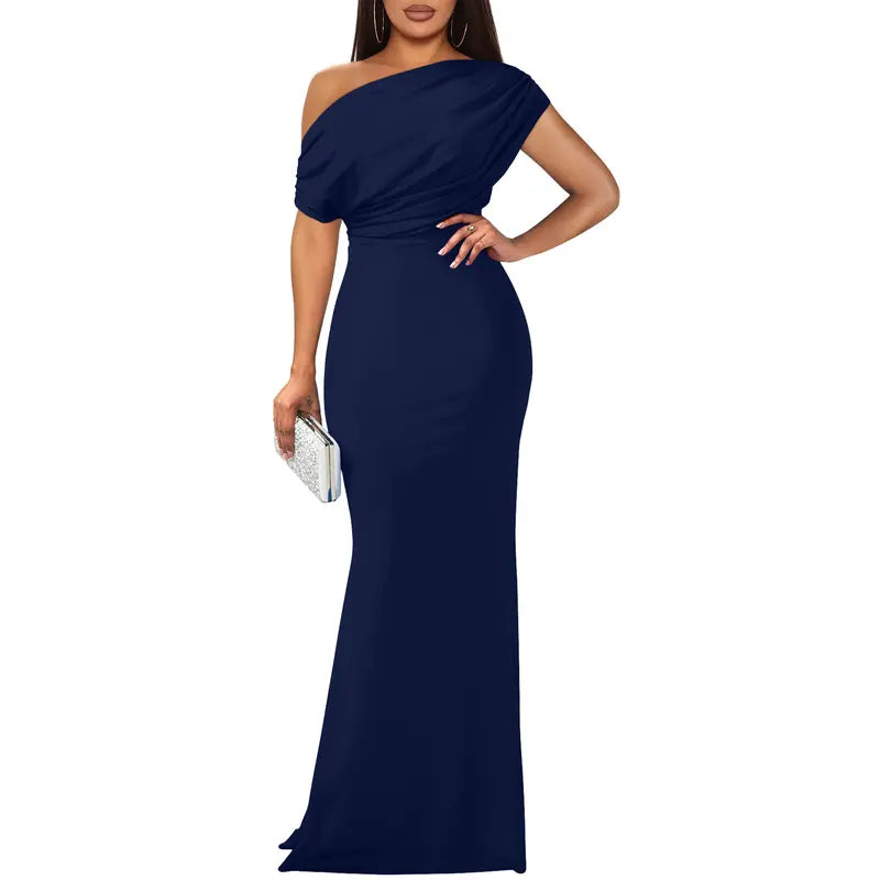 Greer – Off-Shoulder Bodycon Evening Gown