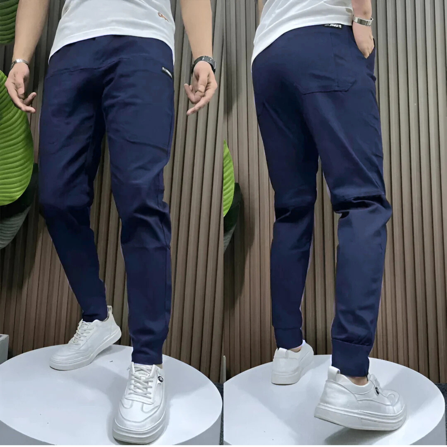 Jelle™ | Casual Stretch Cargo Trousers
