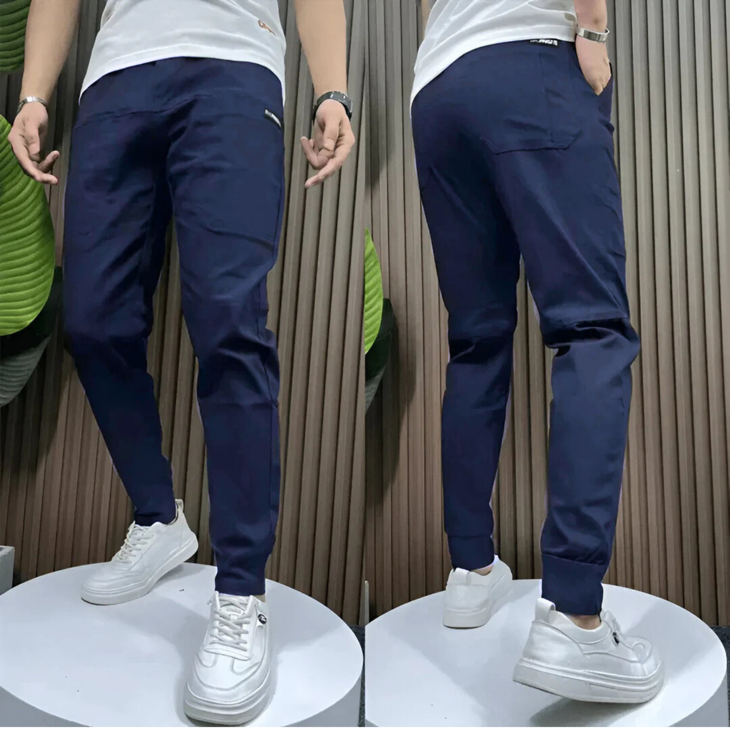 Jelle™ | Casual Stretch Cargo Trousers