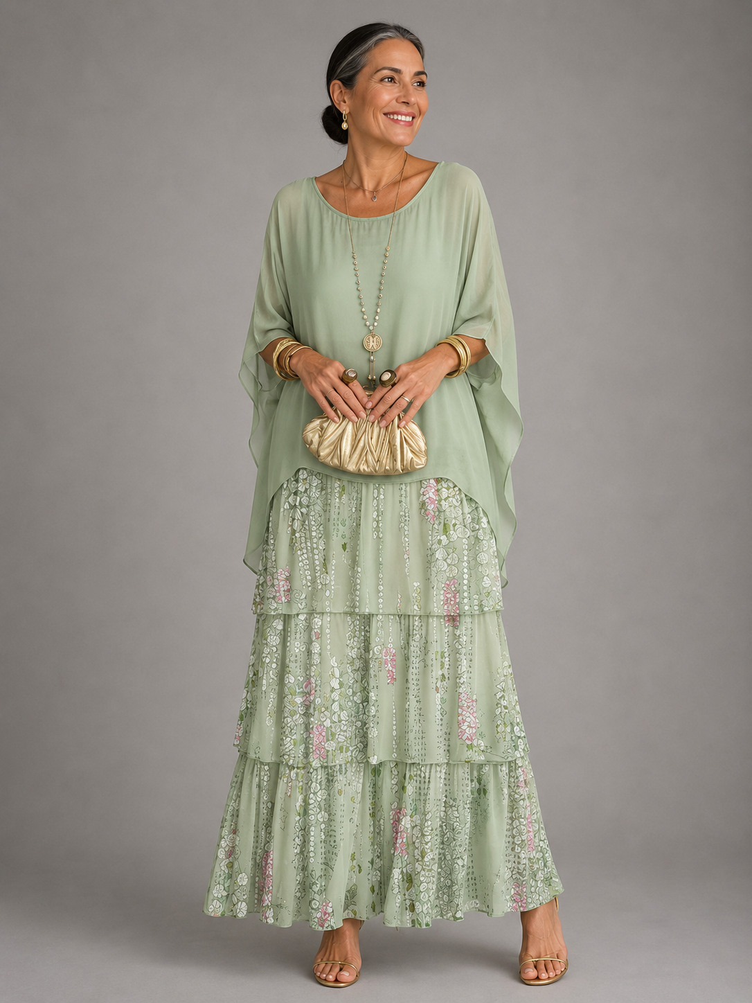 Frances - Elegant Flowing Maxi Dress