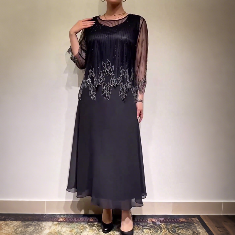 Emmeline – Graceful Midi Dress with Detail