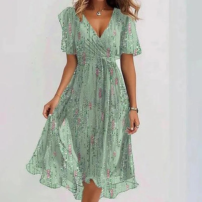 Catrin - Elegant Colourful Dress