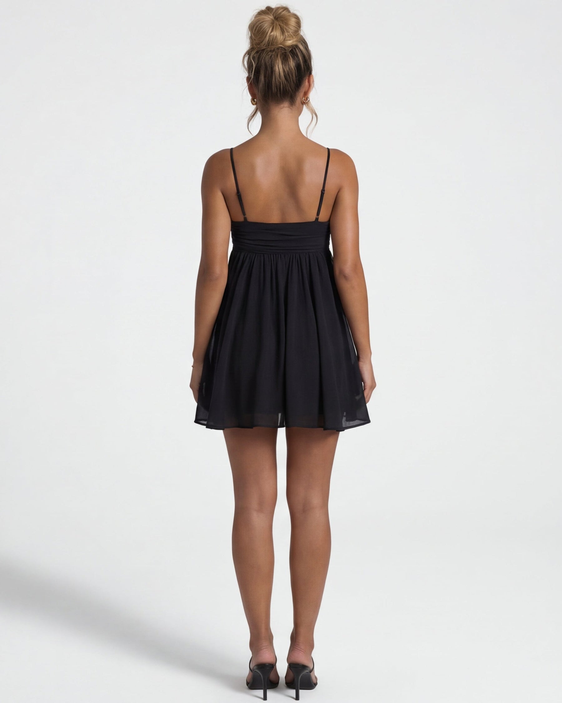 Aisha – Flowy Babydoll Mini Dress