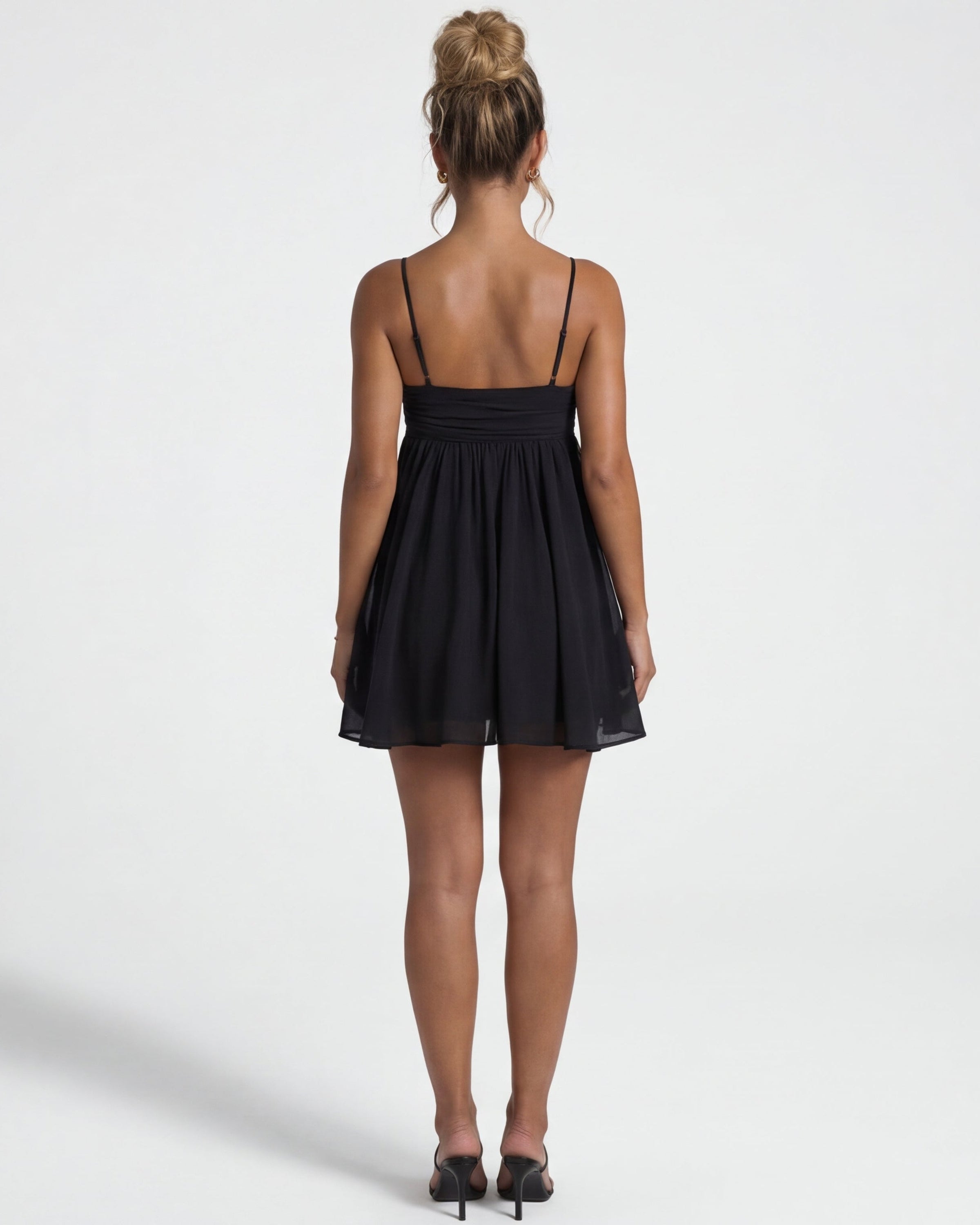 Aisha – Flowy Babydoll Mini Dress