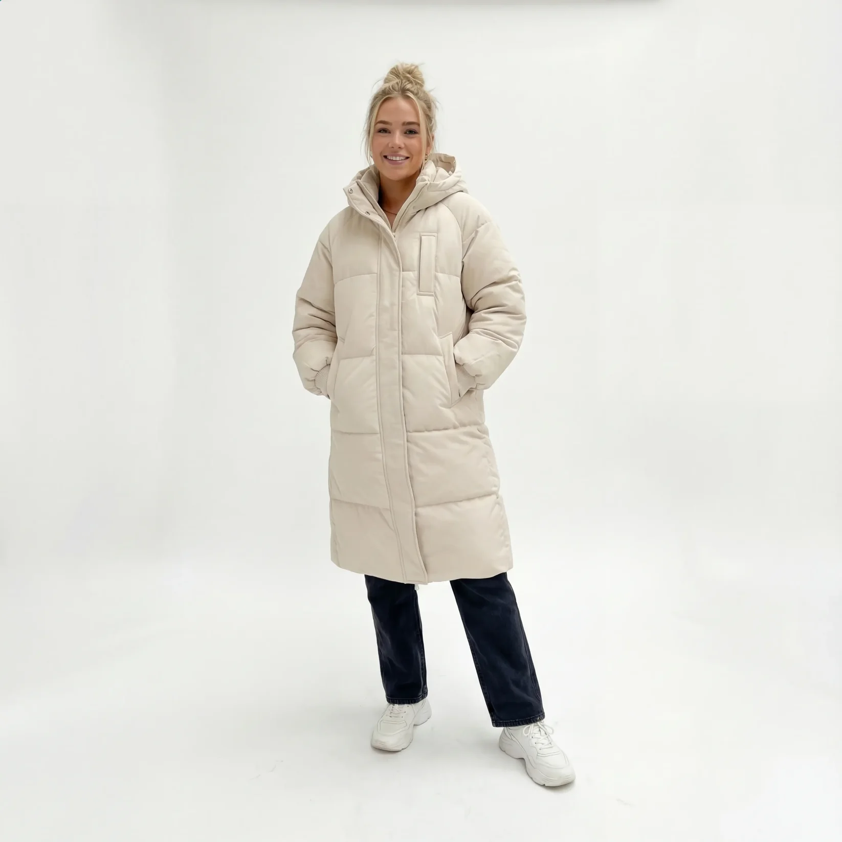 Belinda - Classic Hooded Long Puffer Jacket