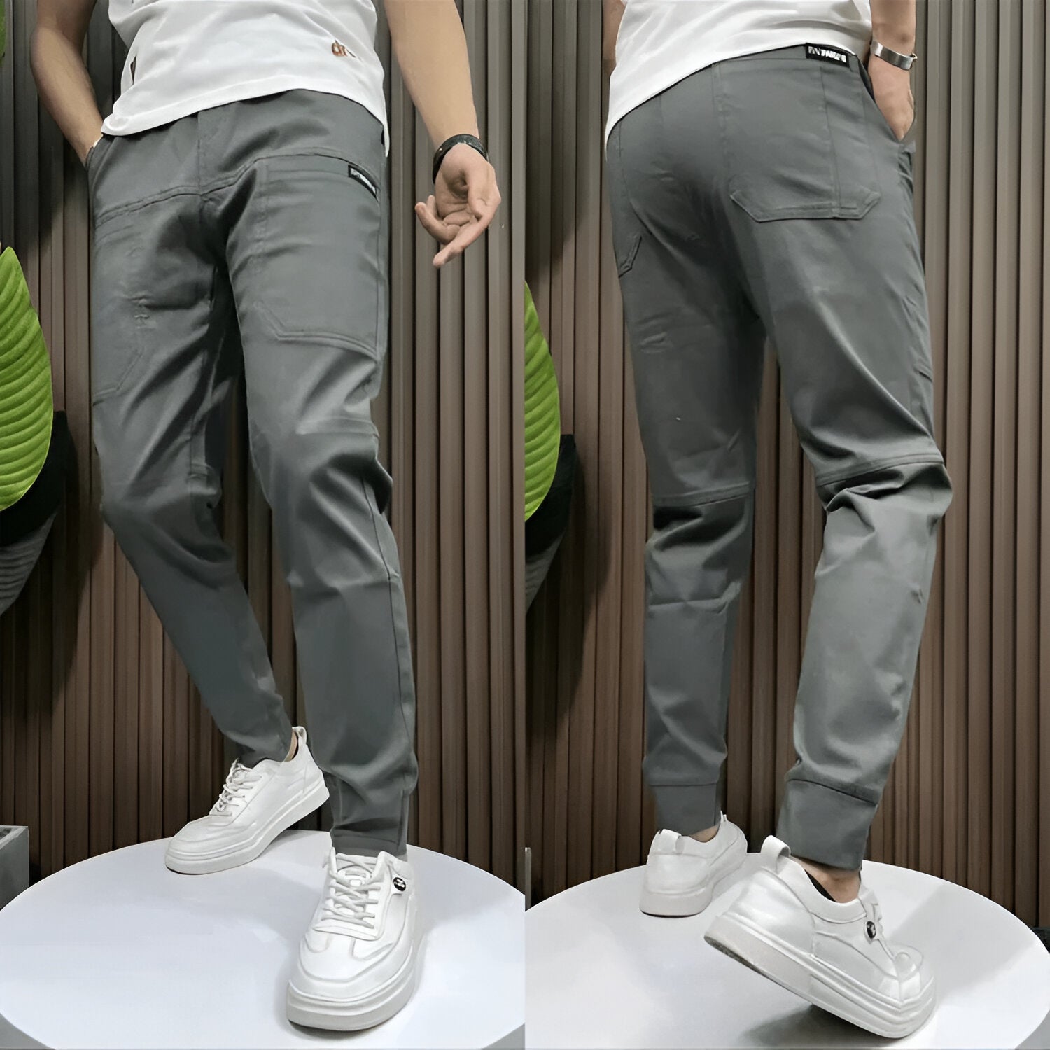 Jelle™ | Casual Stretch Cargo Trousers