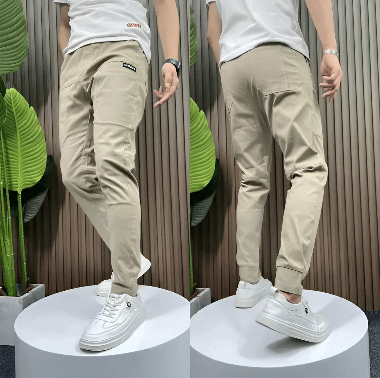 Jelle™ | Casual Stretch Cargo Trousers