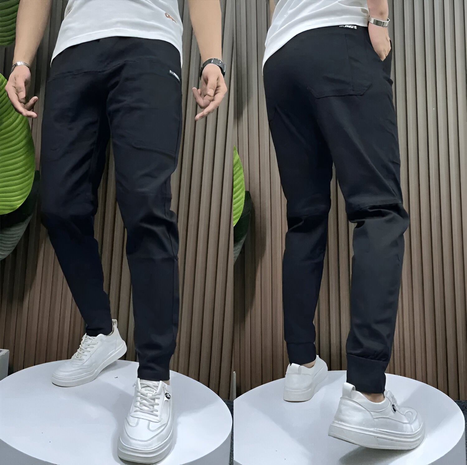 Jelle™ | Casual Stretch Cargo Trousers