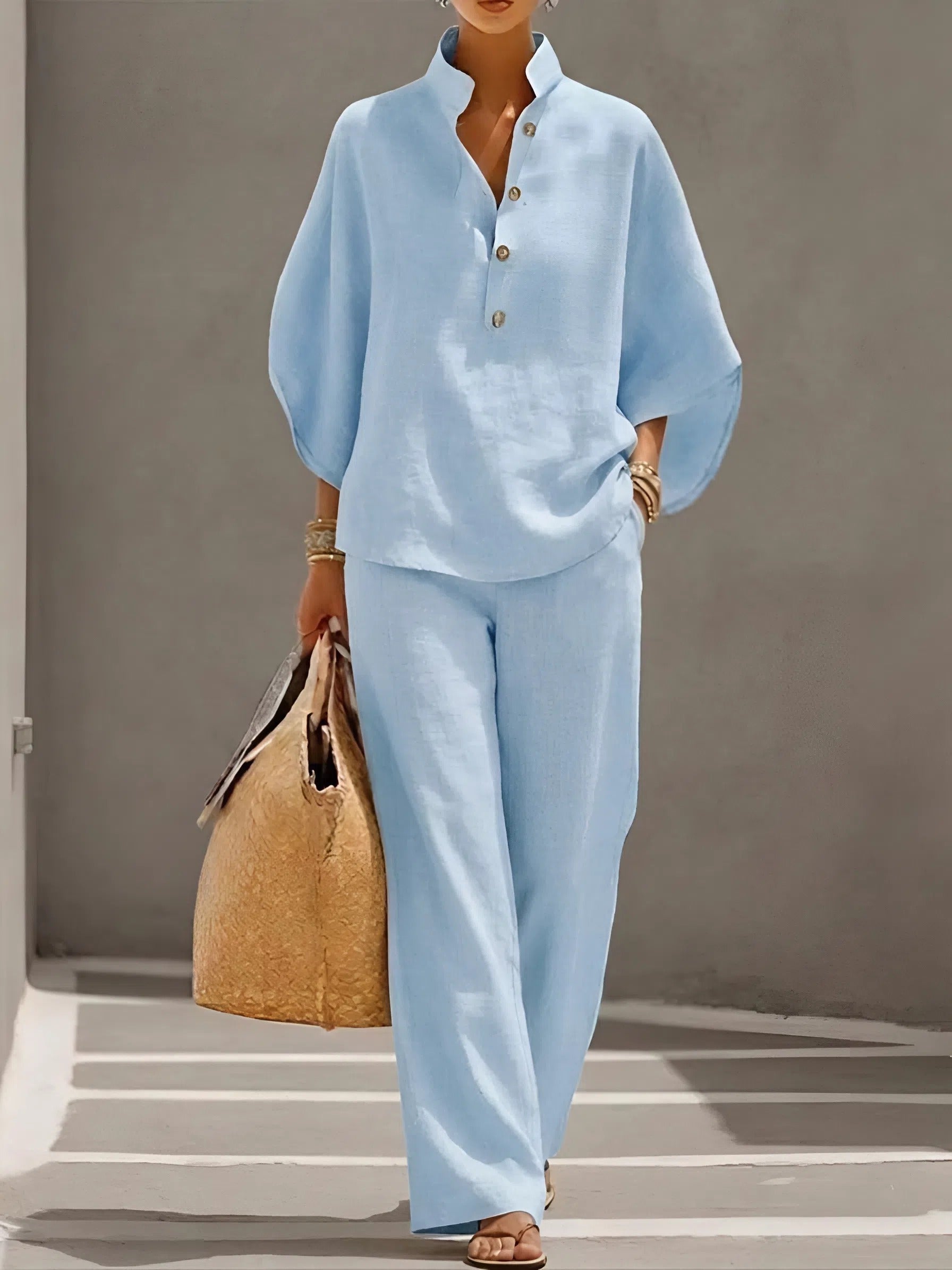 Remi - Cotton Linen Casual Set