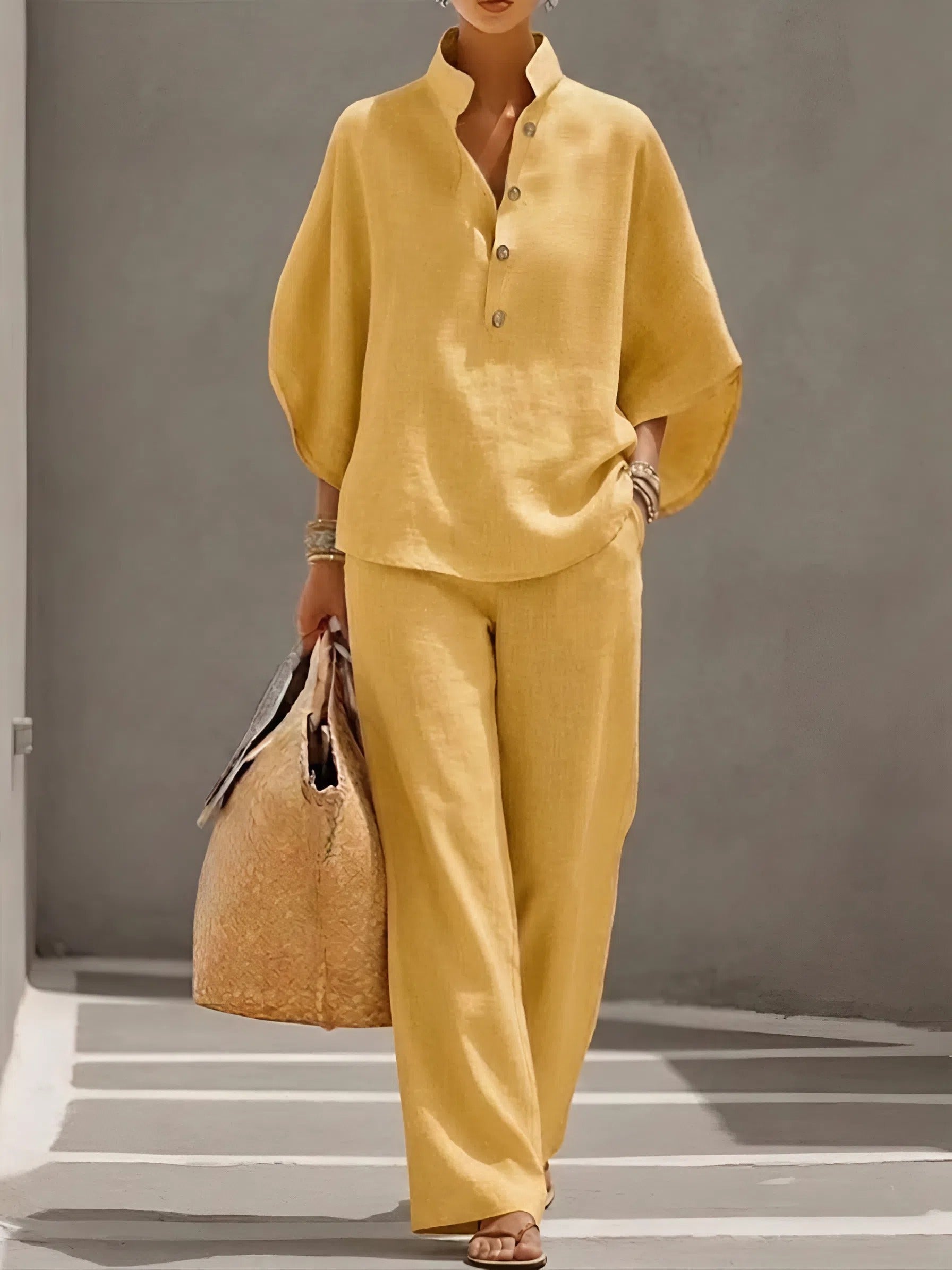 Remi - Cotton Linen Casual Set