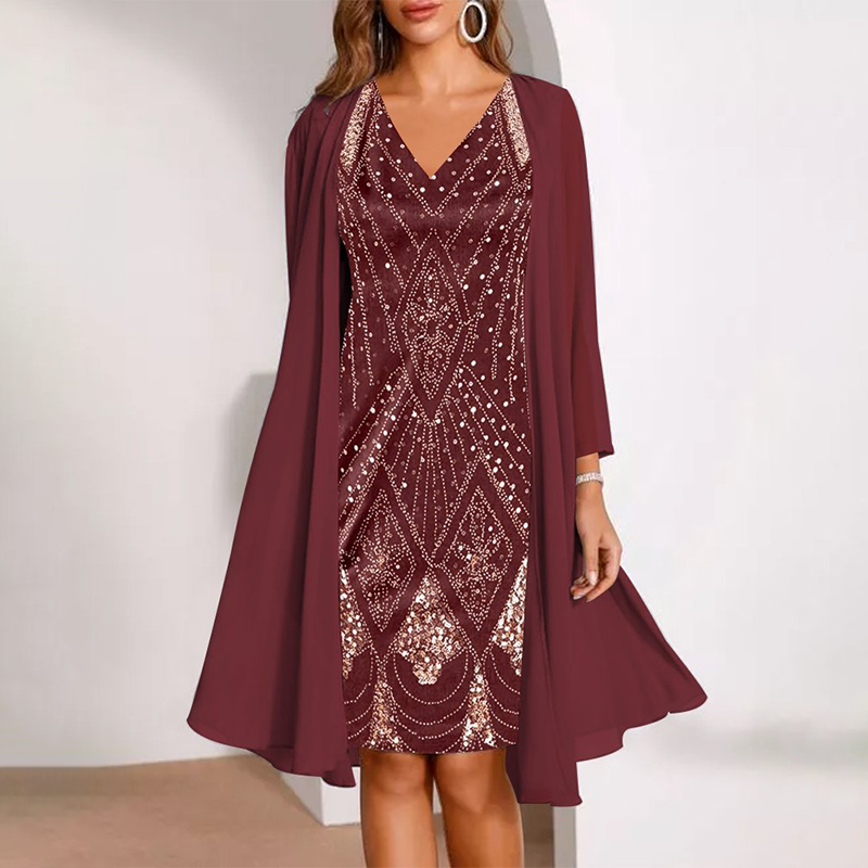 Rachel – Elegant Two-Piece Occasion Dress