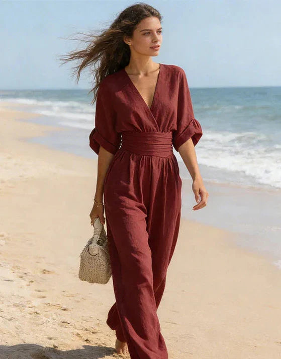 Anastasia – Elegant Wide Leg Jumpsuit