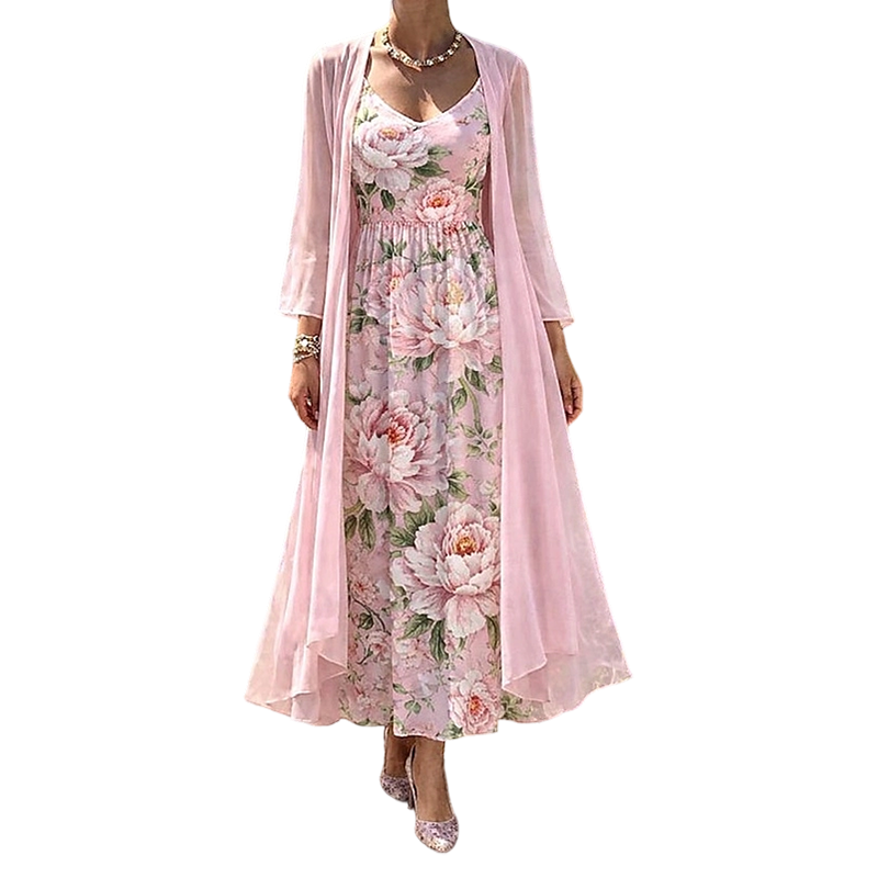 Celestine - Floral Two-Piece Summer Dress Set
