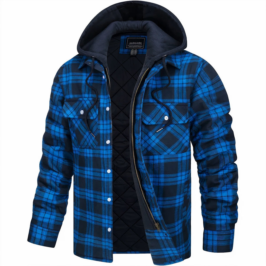 Clinton | Checked jacket with zip