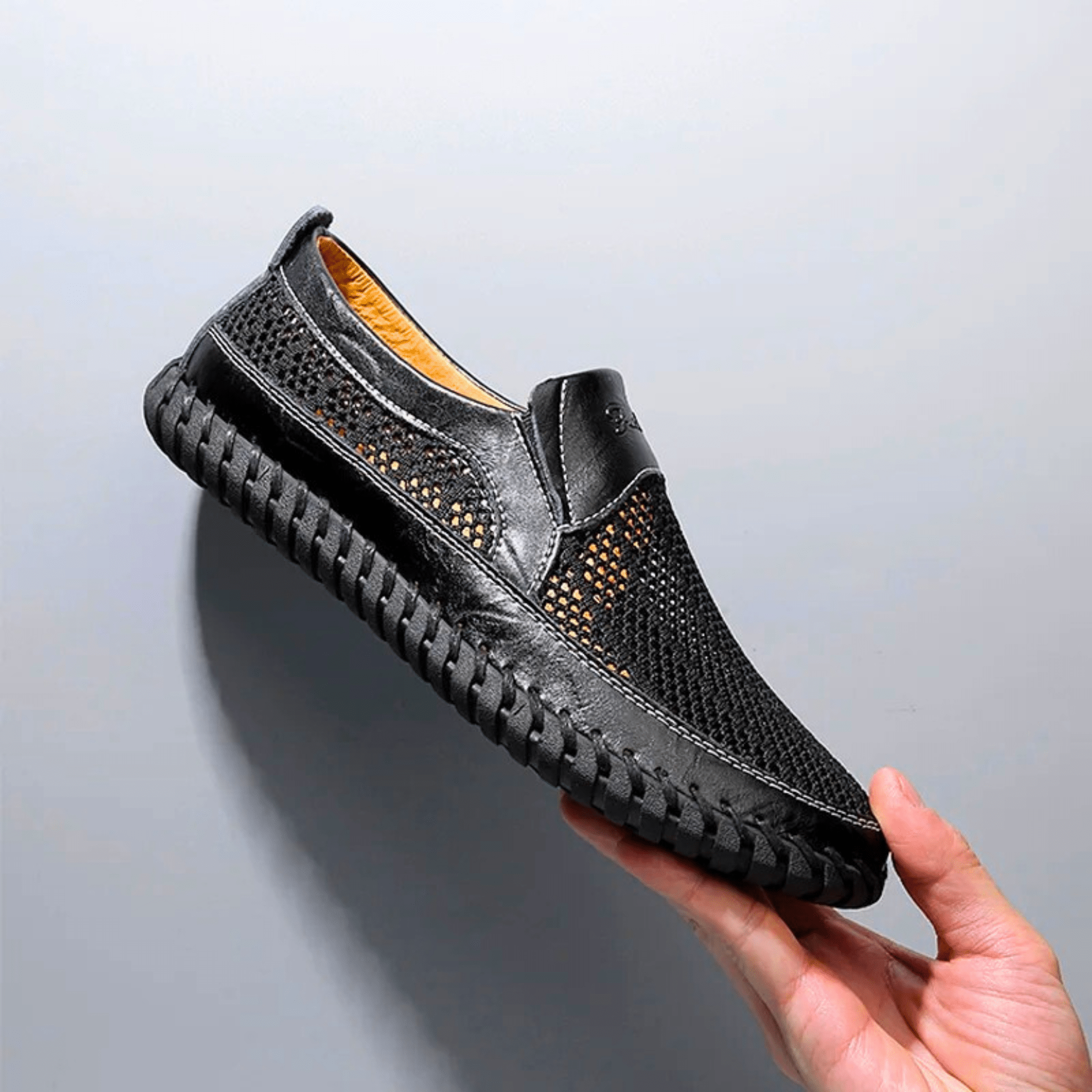Ethan - Breathable Leather Slip-On Shoes
