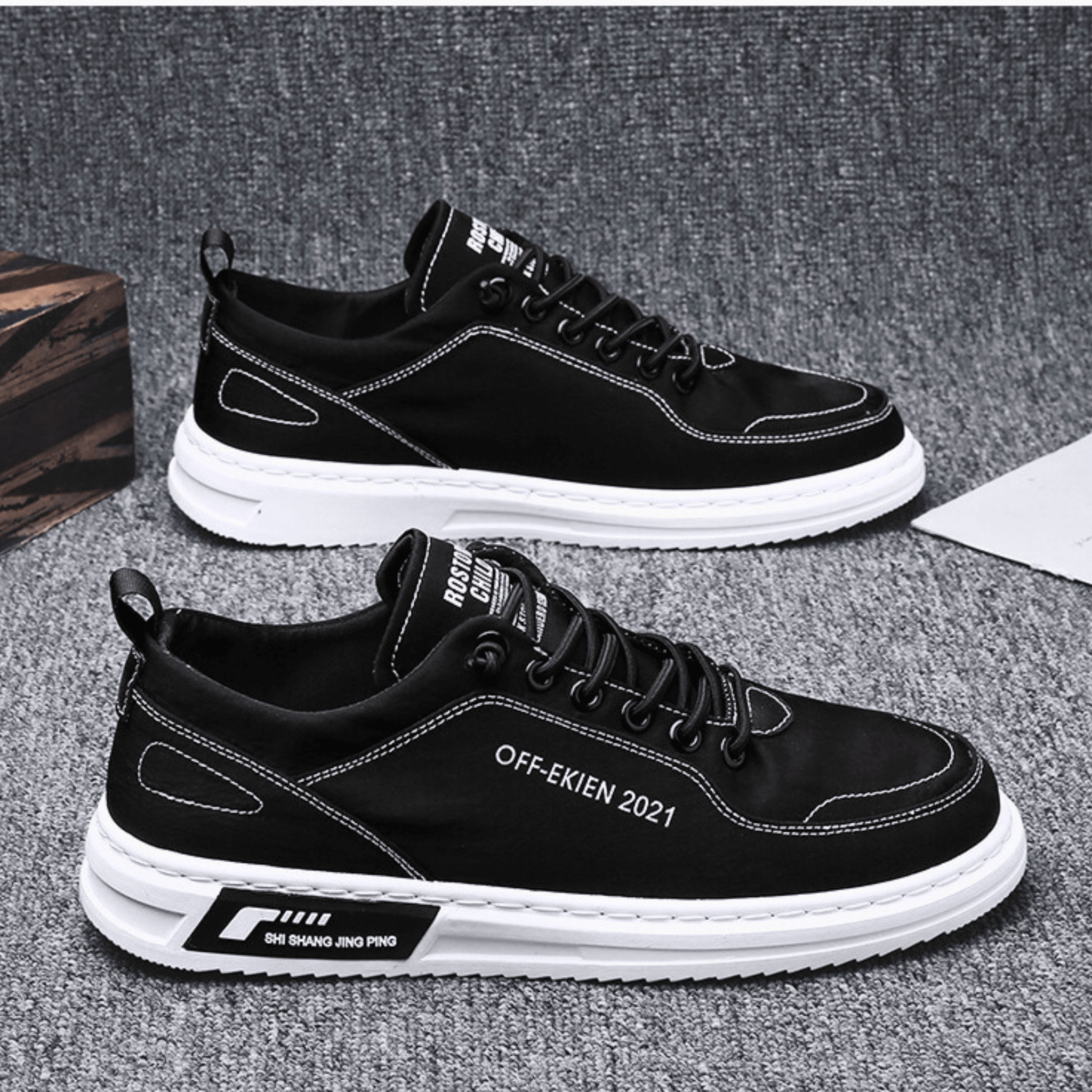 Hamish – Premium Leather Urban Sneakers