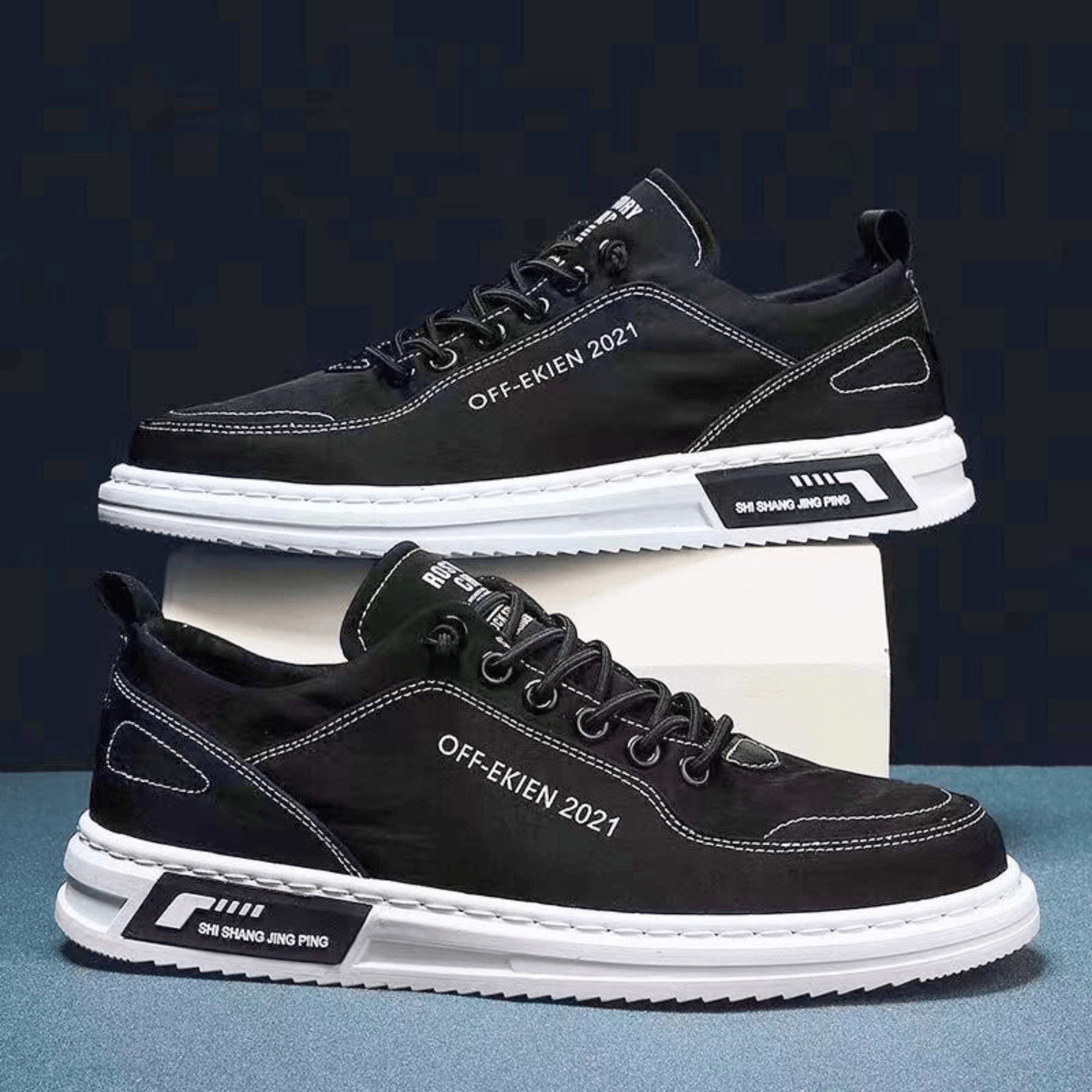 Hamish – Premium Leather Urban Sneakers