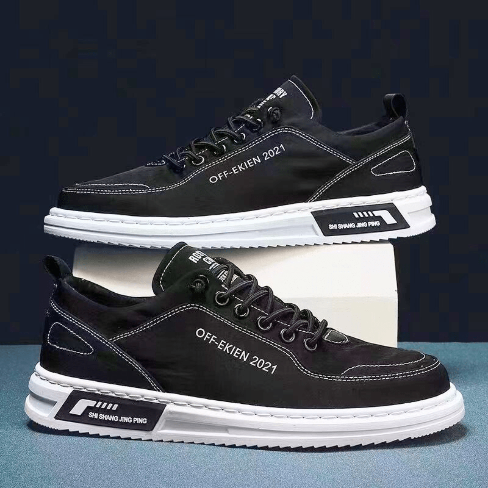 Hamish – Premium Leather Urban Sneakers
