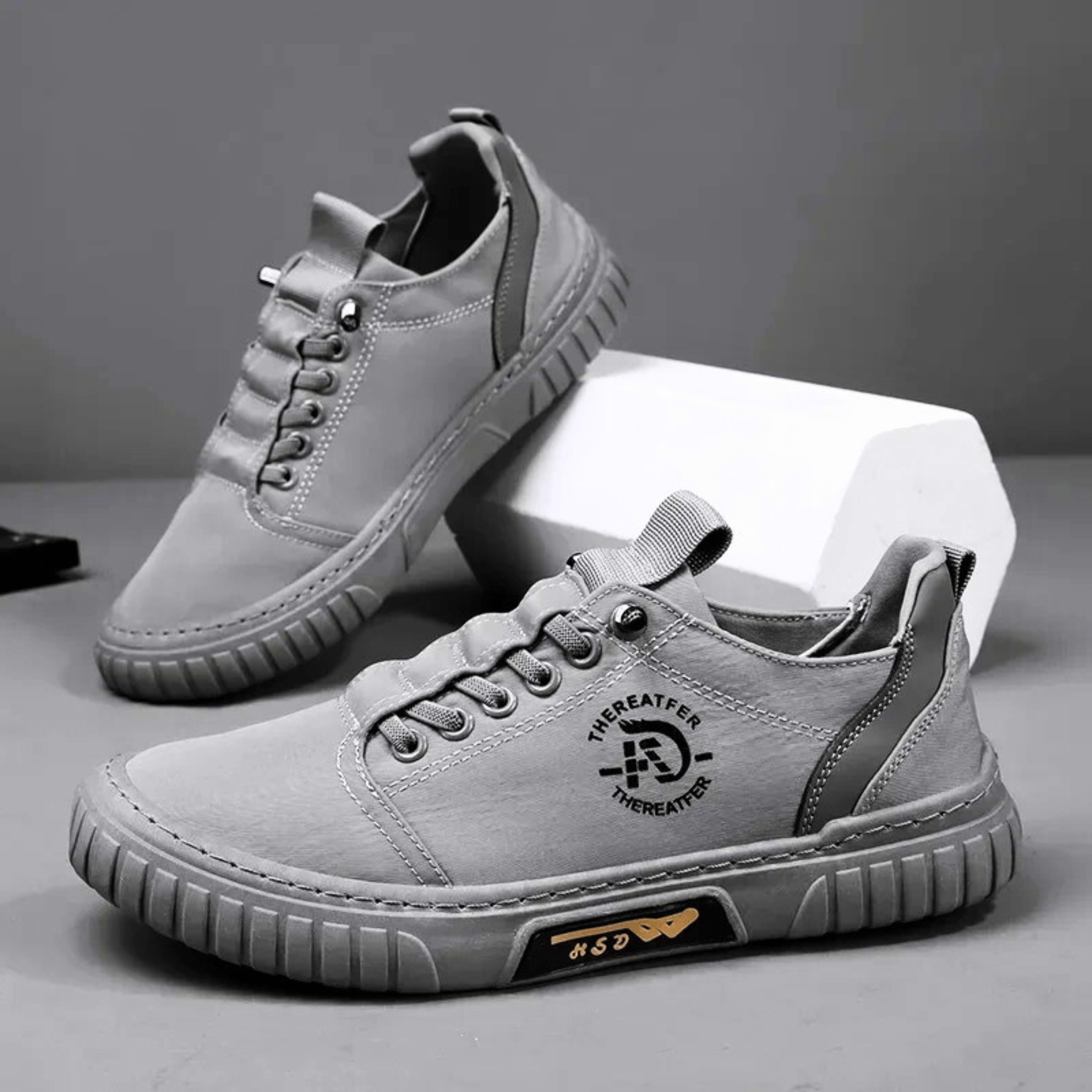 Zane - Lightweight Fabric Casual Sneakers